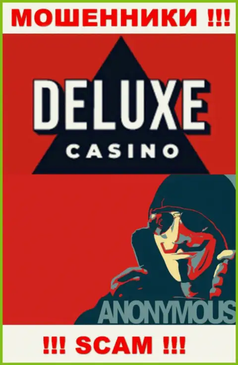Информации о прямых руководителях конторы Deluxe-Casino Com найти не удалось - именно поэтому довольно-таки рискованно совместно работать с данными мошенниками