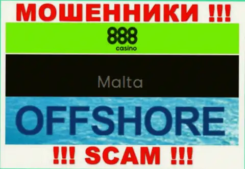 С конторой 888Casino Com взаимодействовать НЕ СТОИТ - прячутся в оффшоре на территории - Мальта