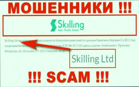 Организация Skilling Ltd находится под крылом конторы Скайллинг Лтд