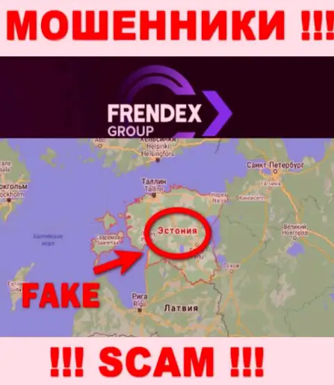 На сайте Френдекс вся инфа относительно юрисдикции ложная - явно мошенники !!!
