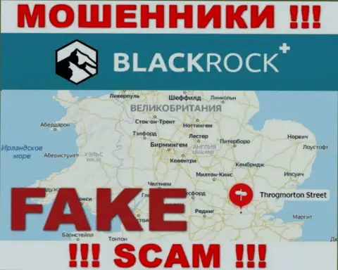 BlackRock Plus не намерены нести ответственность за свои неправомерные действия, поэтому информация о юрисдикции фейковая
