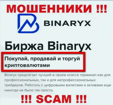 Будьте весьма внимательны !!! Binaryx Com - это явно мошенники !!! Их деятельность незаконна