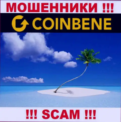 Мошенники CoinBene отвечать за свои противозаконные деяния не будут, поскольку сведения о юрисдикции спрятана