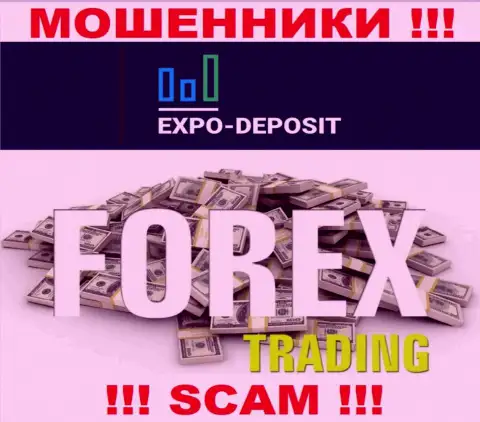 Форекс - это тип деятельности преступно действующей организации Expo-Depo Com