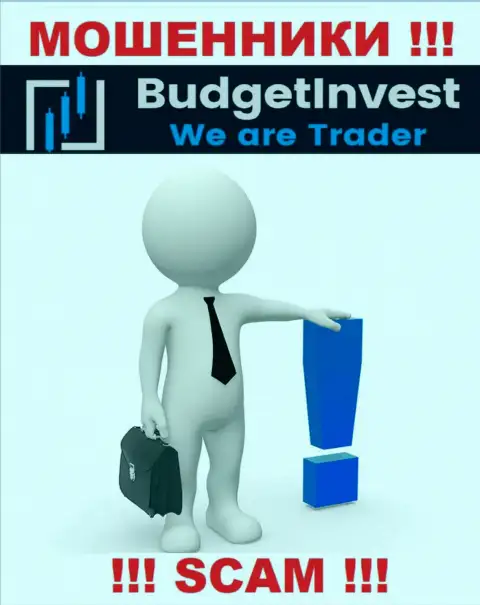 Budget Invest - это мошенники !!! Не хотят говорить, кто ими руководит
